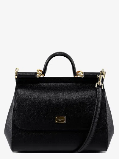 Dolce & Gabbana Woman Sicily Woman Black Handbags