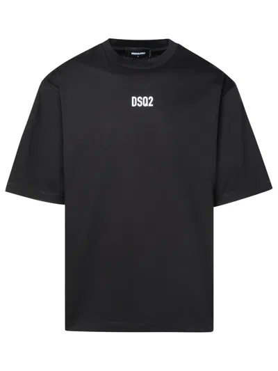 Dsquared2 Man  Black Cotton T-shirt