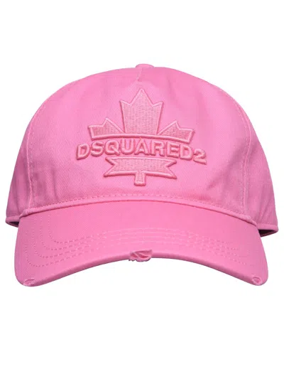 Dsquared2 Woman  Pink Cotton Hat