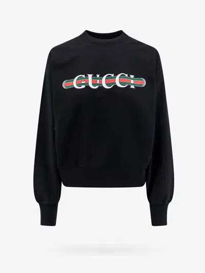 Gucci Woman Sweatshirt Woman Black Sweatshirts