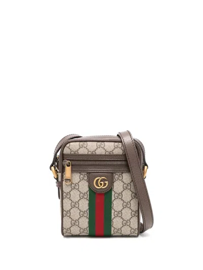 Gucci Ophidia Gg Shoulder  Bags In Brown