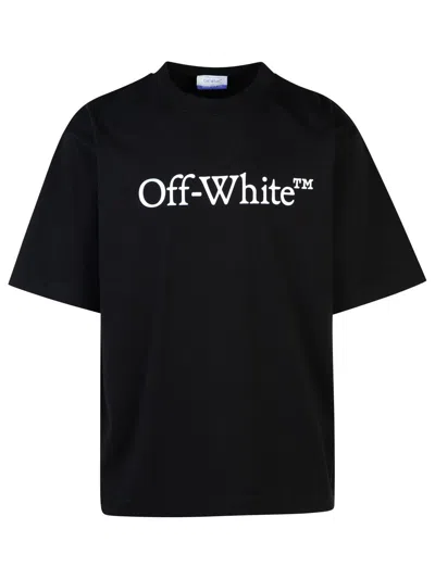Off-white Man  'big Bookish' Black Cotton T-shirt