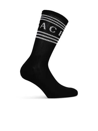 Versace Man  Black Cotton Socks