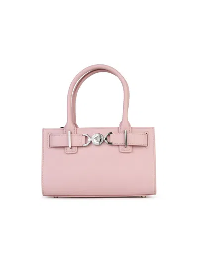 Versace Small 'medusa '95' Light Pink Leather Bag Woman