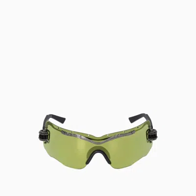 Kuboraum E15 Mask Rhutenium Sunglasses In Yellow