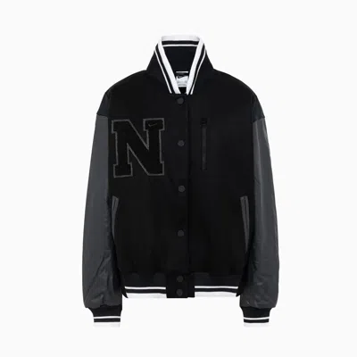 Nike College  Jacket Fz5733-010 In Black