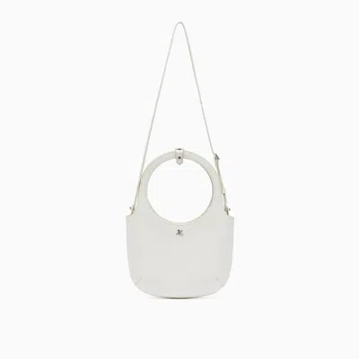 Courrèges Holy Leather Bag In Off-white