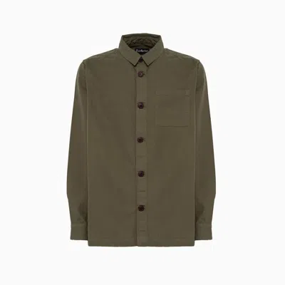 Barbour Washed Overshirt In Green