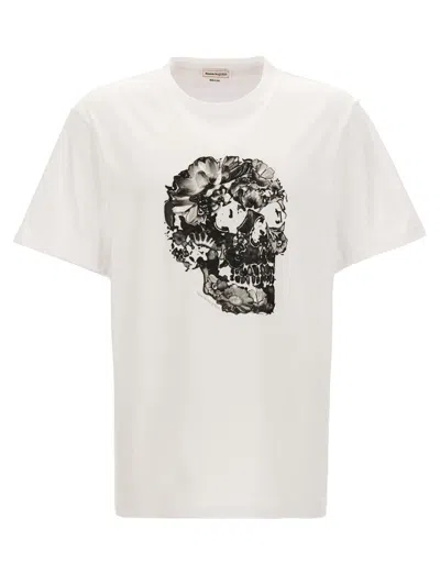 Alexander Mcqueen Printed T-shirt In White