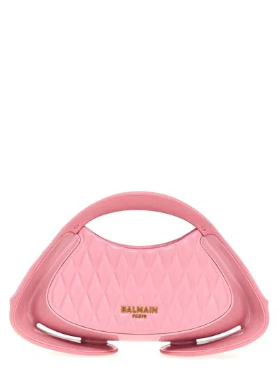 Balmain Small Jolie Madame Tote Bag In Pink