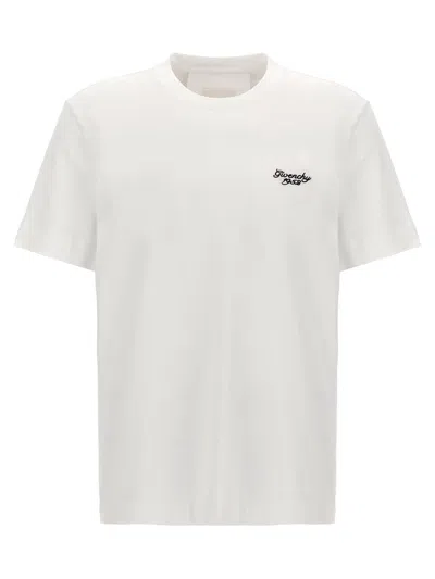 Givenchy Logo Embroidery T-shirt In White