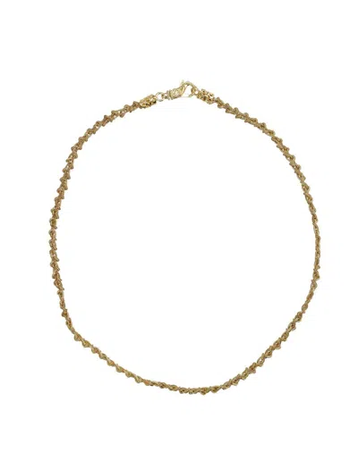 Emanuele Bicocchi Small New Rope Knot Necklace In Gold