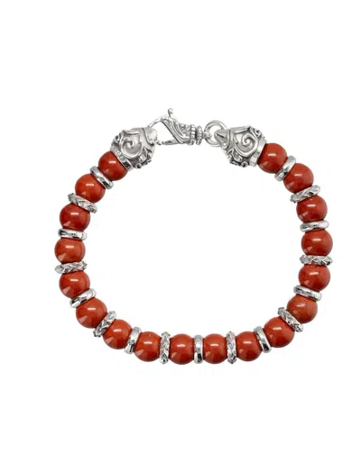 Emanuele Bicocchi Spheres Bracelet In Red