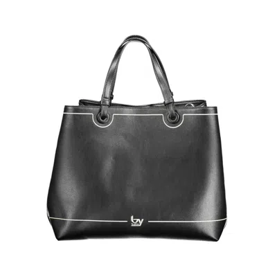 Byblos Black Polyethylene Handbag In Brown