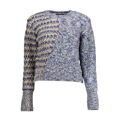 Desigual Blue Polyester Sweater