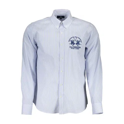 La Martina Light Blue Cotton Shirt