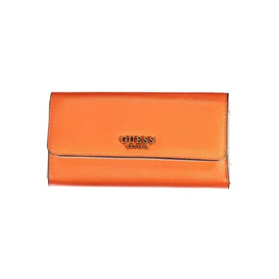 Guess Jeans Orange Polyethylene Wallet
