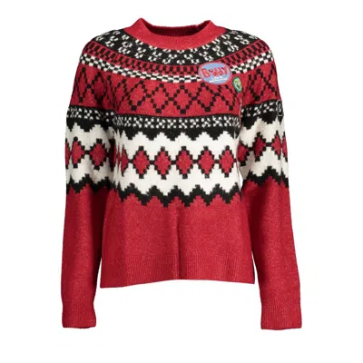 Desigual Red Polyester Sweater
