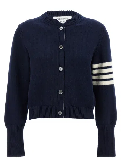 Thom Browne Rose Icon Sweater, Cardigans Blue