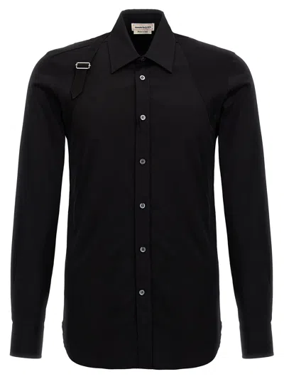 Alexander Mcqueen Harness Shirt, Blouse Black
