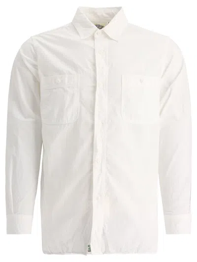 Orslow Shirt With Chest Pockets In White