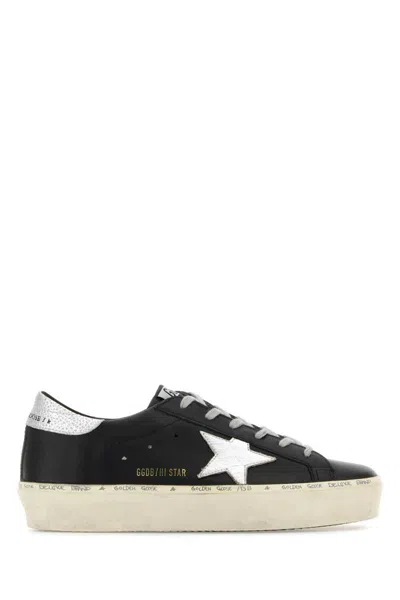 Golden Goose Deluxe Brand Hi Star Sneakers In Black
