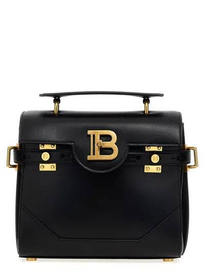 Balmain B-buzz 23 Handbag In Black