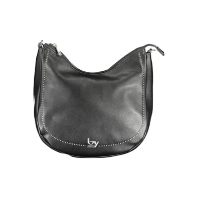 Byblos Black Polyethylene Handbag In Brown