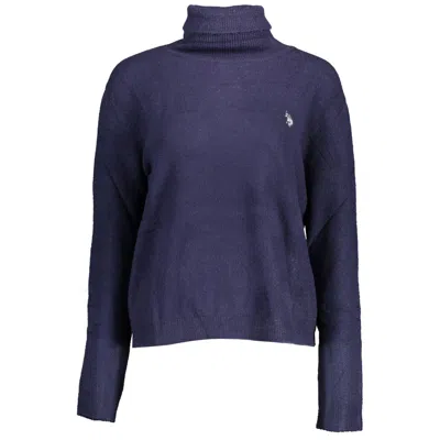 U.s. Polo Assn Blue Nylon Sweater