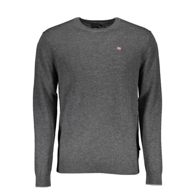 Napapijri Gray Wool Sweater