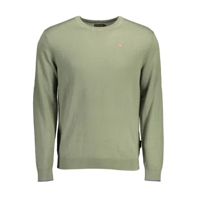 Napapijri Green Wool Sweater In Gray