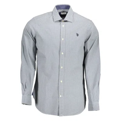 U.s. Polo Assn Light Blue Cotton Shirt In Gray