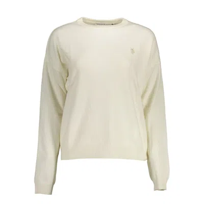 U.s. Polo Assn White Wool Sweater