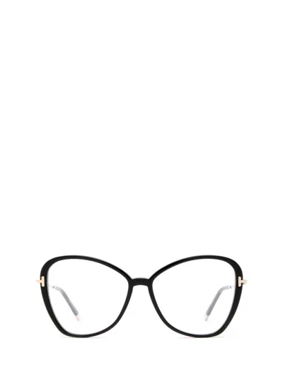 Tom Ford Womens Tr001665 Ft5882-b Butterfly-frame Acetate Glasses