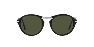Persol Phantos Frame Sunglasses In Silver