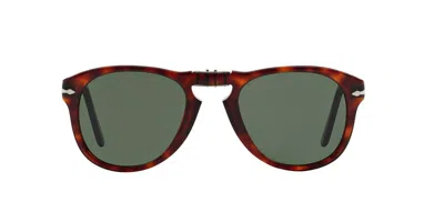 Persol Round Frame Sunglasses In 24/31