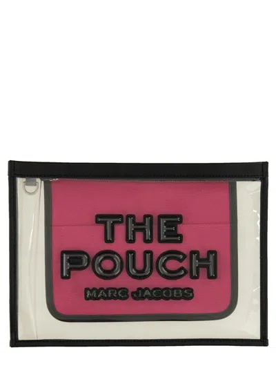 Marc Jacobs The Large Pouch Clutch Bag In Black/black