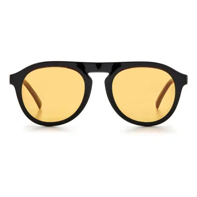 M Missoni Round Frame Sunglasses In Lgd/he Brgndy Black