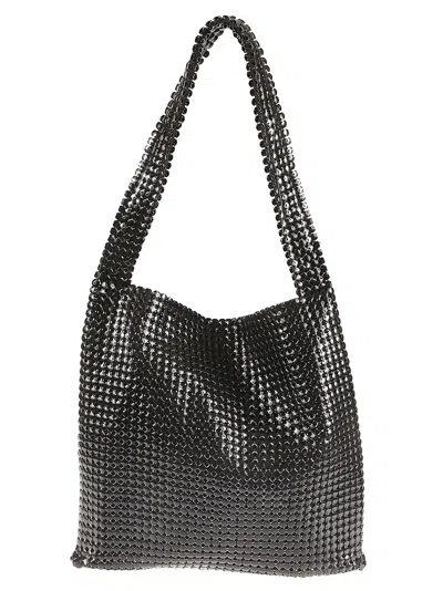 Rabanne Embellished Tote In Nero