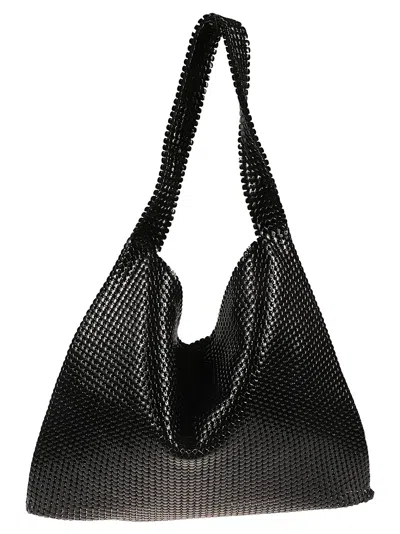 Rabanne Embellished Large Tote In Nero