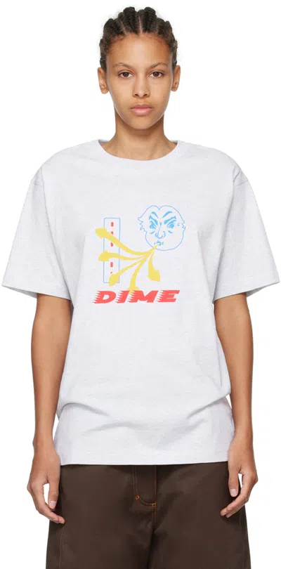 Dime Gray Windy T-shirt In Ash