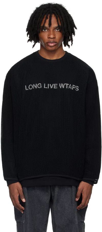 Wtaps Black Ghill Sweatshirt