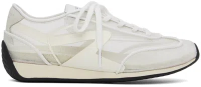 Rag & Bone Off-white Retro Runner Slim Sneakers In Antqwht