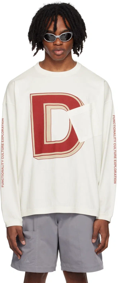 F/ce White Re College Long Sleeve T-shirt