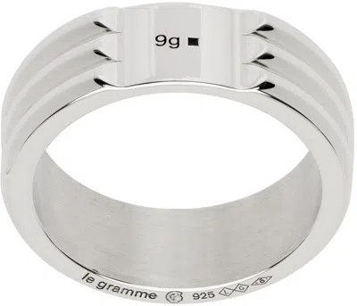 Le Gramme Sterling Silver 9g Gordon Band Ring