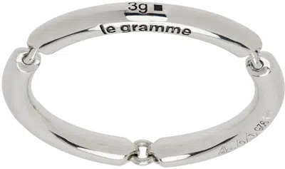 Le Gramme Silver 3g Segment Ring