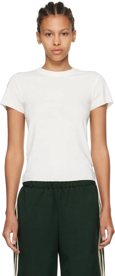Fax Copy Express White 'the Fitted T' T-shirt