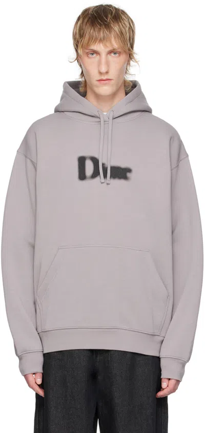 Dime Taupe Classic Blurry Hoodie