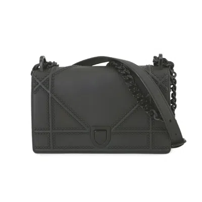 Dior Ama Black Leather Shopper Bag ()