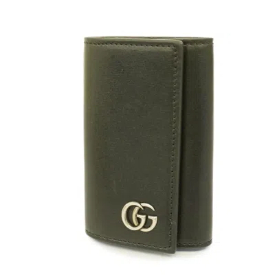 Gucci Etui À Clés Black Leather Wallet  ()